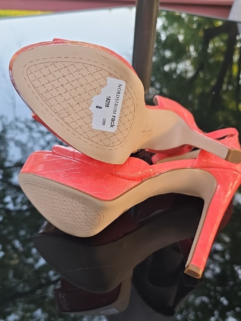 Jessica Simpson Coral Peep-Toe Ankle-Strap Platform Heels - Picture 5 of 6